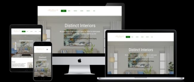 Distinct Interiors Website