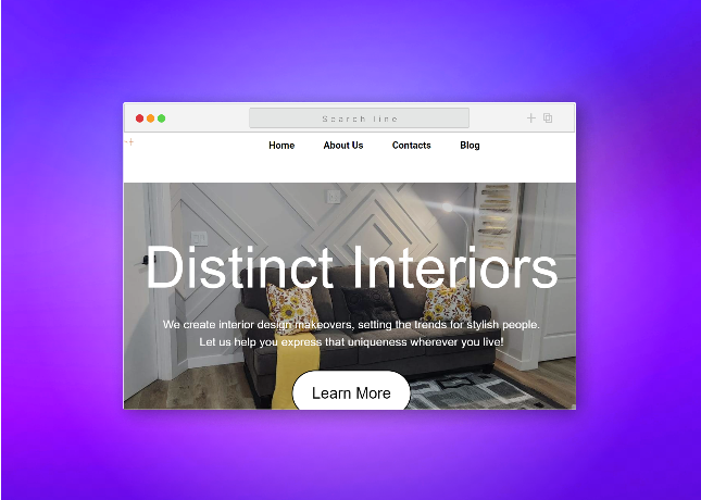 Distinct Interiors Website