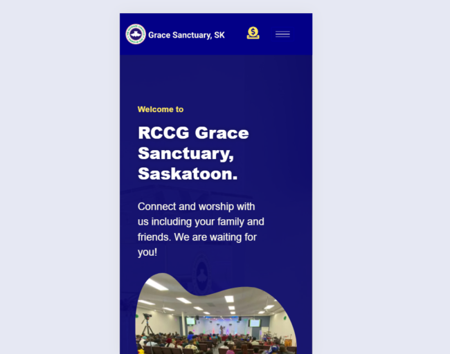 RCCG Grace Sanctuary Website.