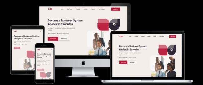 CBA College Website